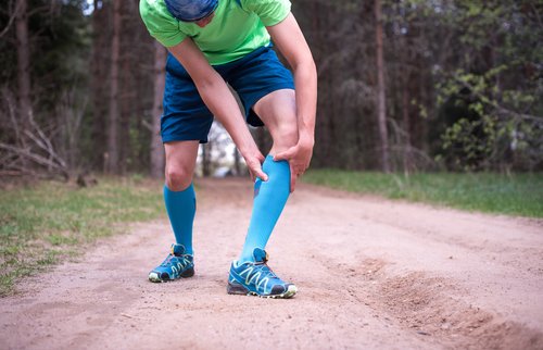 Image of a man getting shin splints, Image by ModPod Sports Podiatry