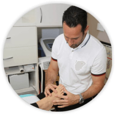 Lance Penn Treating Foot Podiatrist Sydney