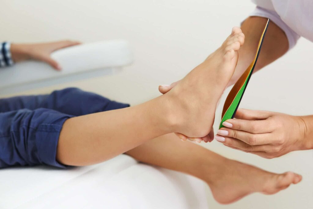 Orthotics treating Mortons Neuroma