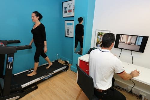 Walking on Treadmill