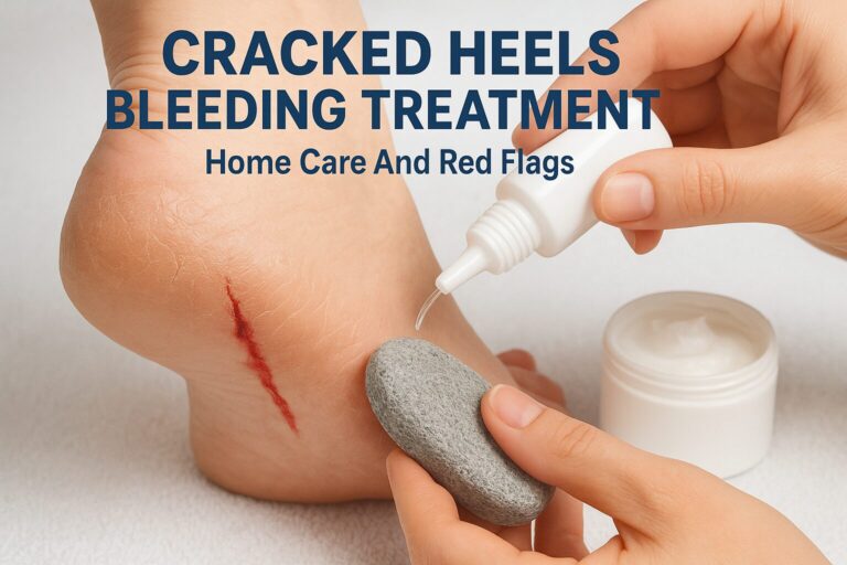 Cracked Heels Bleeding Treatment: Home Care And Red Flags