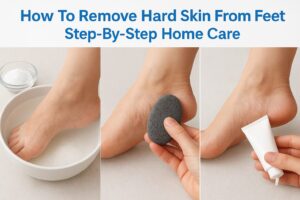 How To Remove Hard Skin From Feet: Step-By-Step Home Care