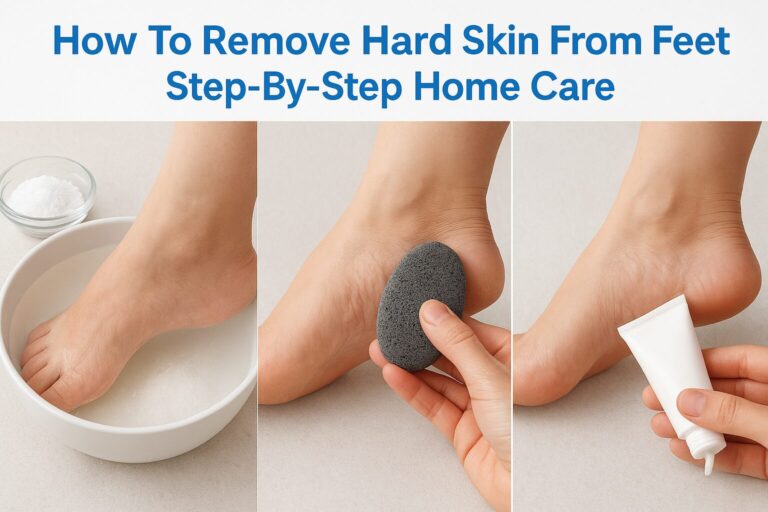 How To Remove Hard Skin From Feet: Step-By-Step Home Care