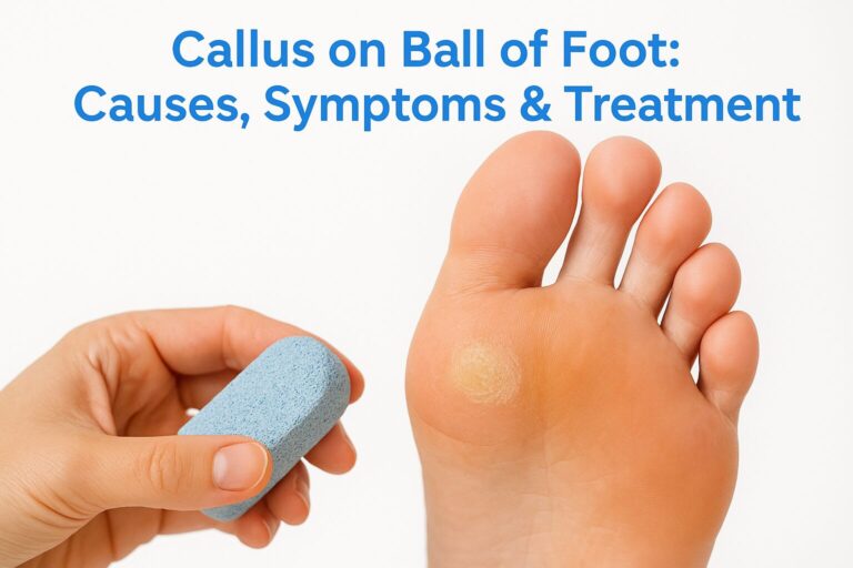 Callus on Ball of Foot: Causes, Symptoms & Treatment