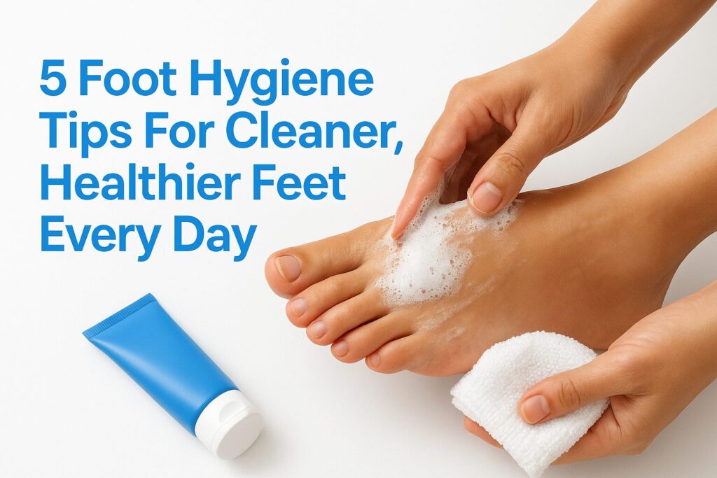 5 Foot Hygiene Tips For Cleaner, Healthier Feet Every Day