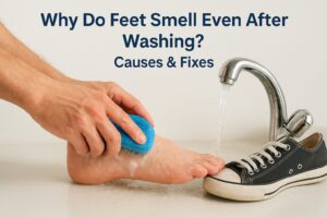 Why Do Feet Smell Even After Washing? Causes & Fixes