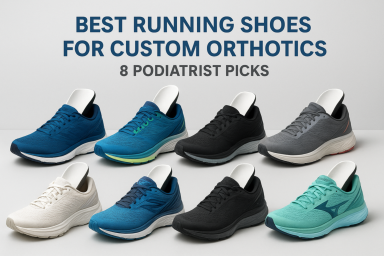 Best Running Shoes for Custom Orthotics: 8 Podiatrist Picks