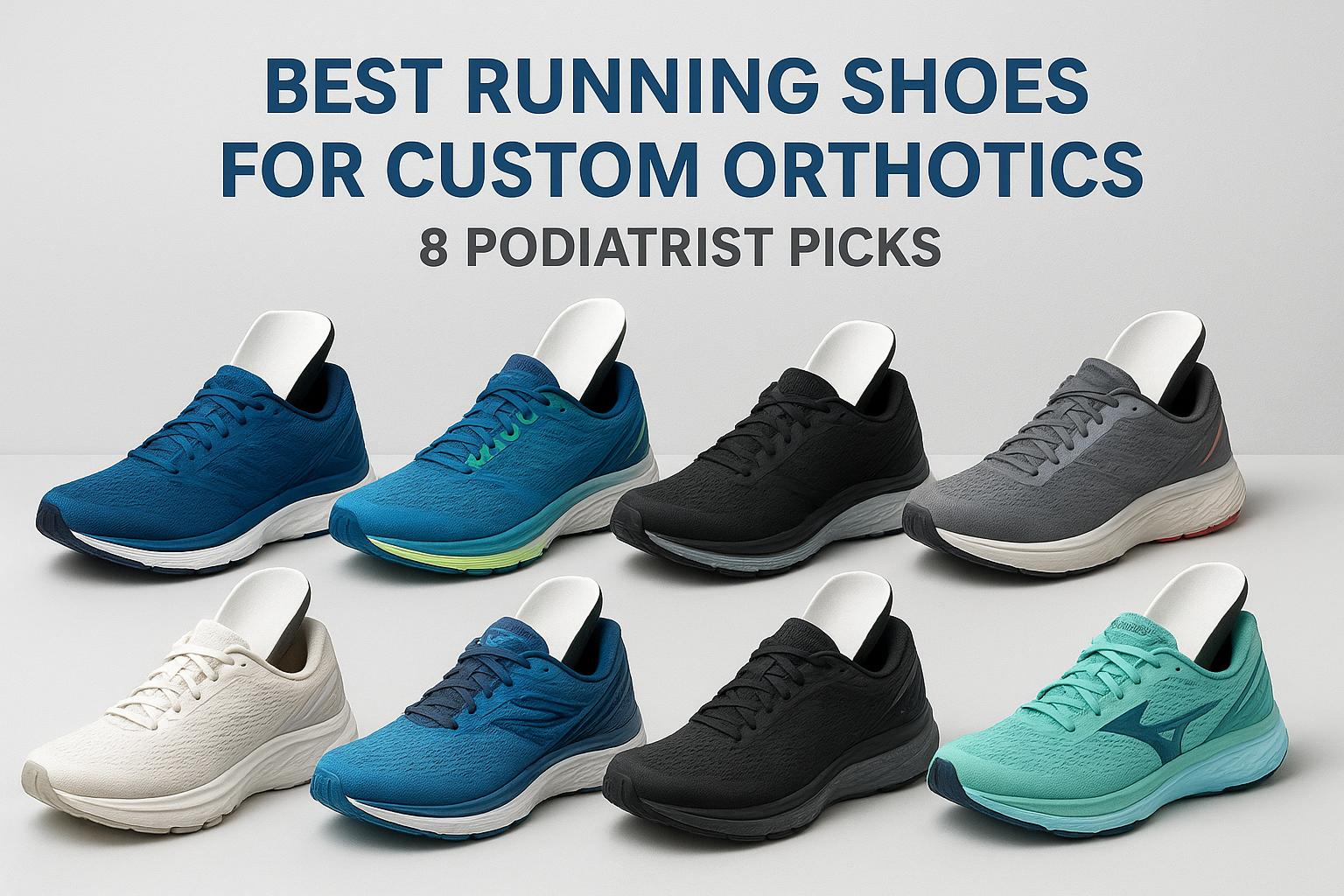 Best Running Shoes for Custom Orthotics: 8 Podiatrist Picks