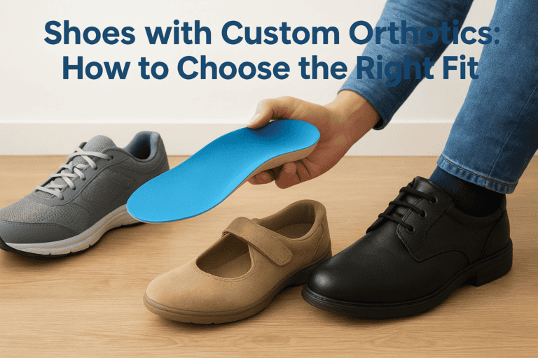 Shoes with Custom Orthotics: How to Choose the Right Fit