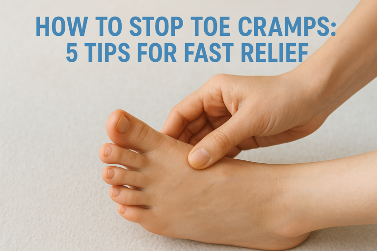How to Stop Toe Cramps: 5 Tips for Fast Relief