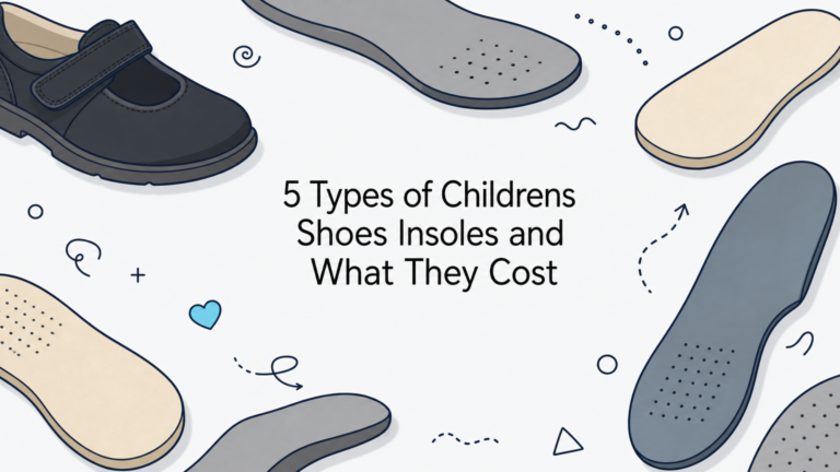 5 Types of Childrens Shoes Insoles and What They Cost