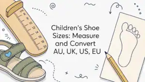 Children's Shoe Sizes: Measure and Convert AU, UK, US, EU