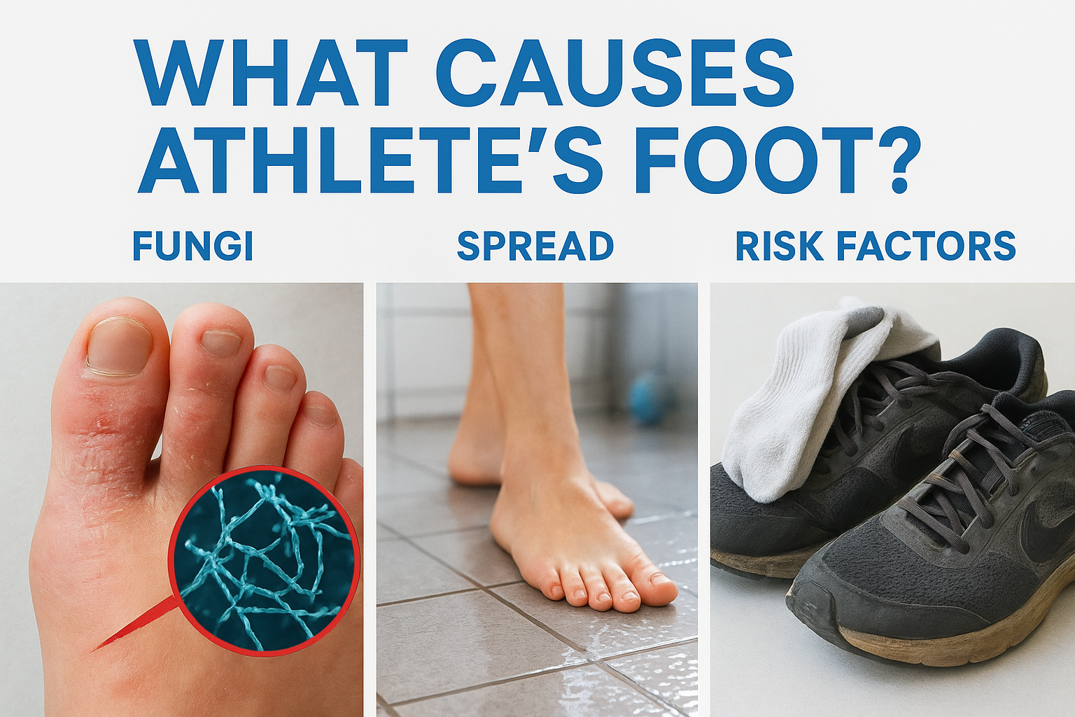 What Causes Athlete's Foot? Fungi, Spread and Risk Factors